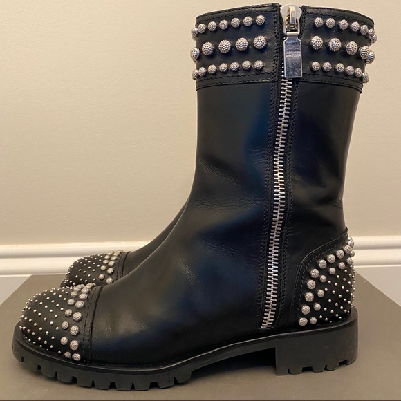 Alexander McQueen Studded Ankle Boots - Picture 5 of 11